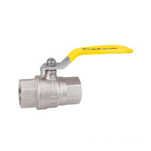 Valogin DN15 - DN100 Nickel Plating Copper / Brass Natural Gas Ball Valve